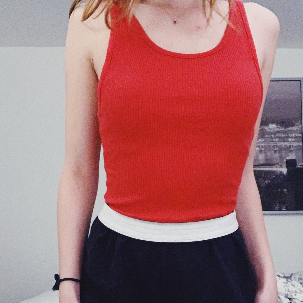 Urban Outfitters Red Bodysuit